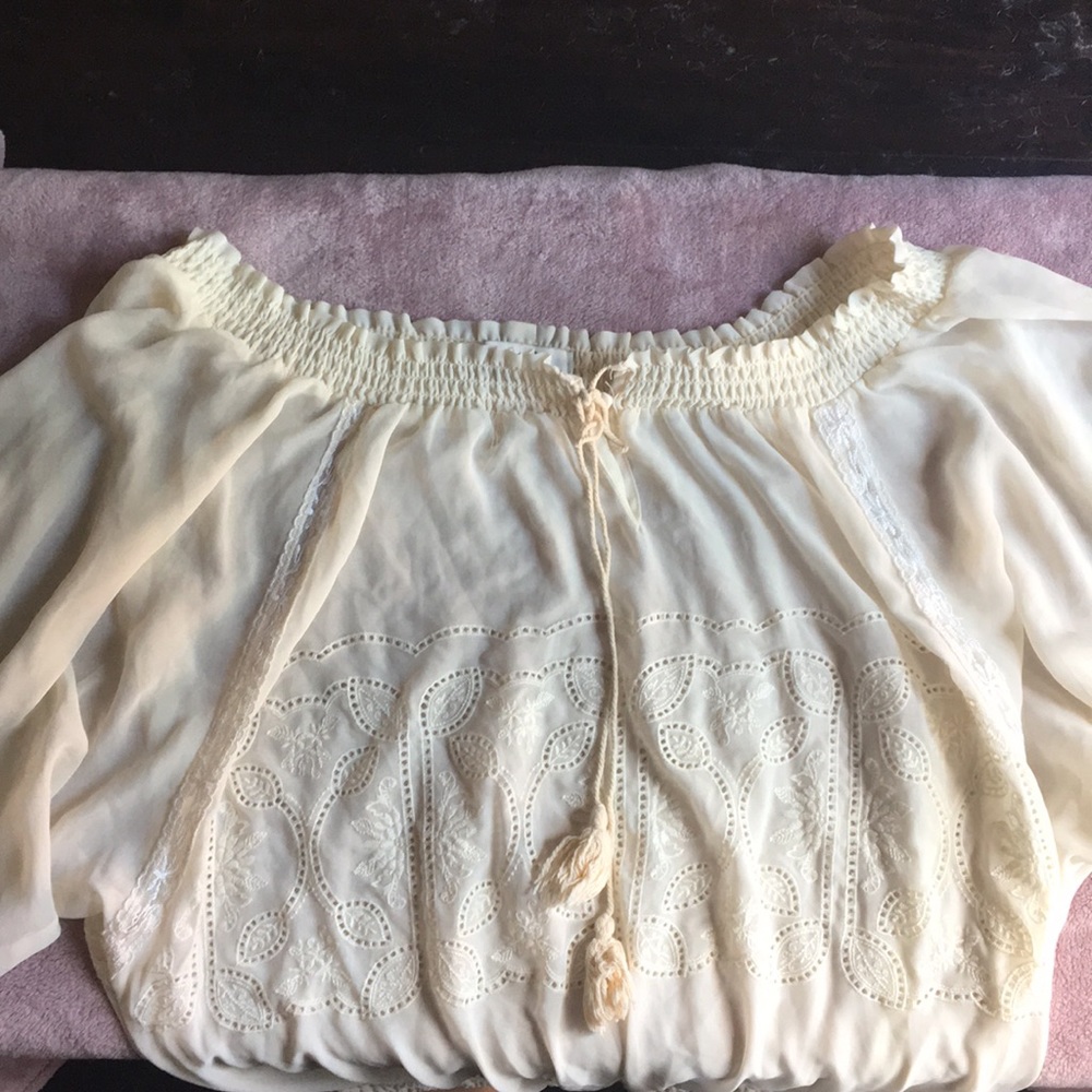 Beautiful light peasant blouse